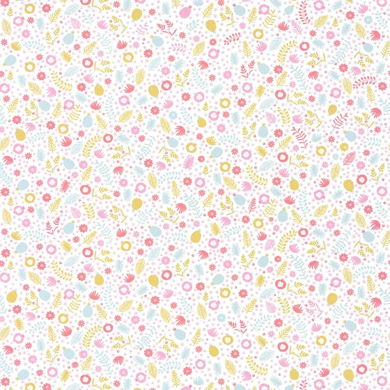 Photo of the fabric Gourmande Wallpaper 8554 8554 44 16 swatch by Casadeco. Use for Wall Covering. Style of Childrens