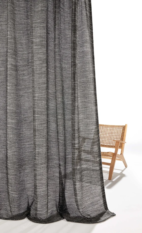 Photo of the fabric Joy 2950 103 in situ by Fischbacher 1819. Use for Curtains. Style of Plain, Texture
