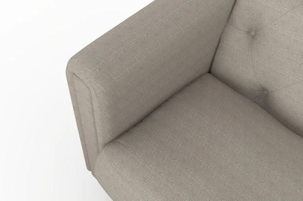 Photo of the fabric Leverett Hamilton swatch by James Dunlop. Use for Upholstery, Accessory. Style of Chenille, Geometric