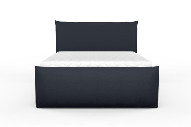 Photo of the fabric Epitome Ink swatch by Mokum. Use for Upholstery, Accessory. Style of Plain, Taffeta