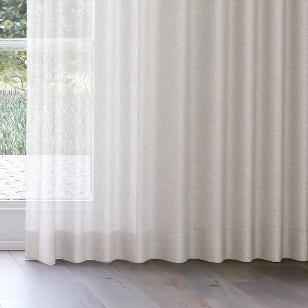 Photo of the fabric Shoji Frost swatch by Mokum. Use for Sheer Curtains. Style of Plain, Sheer