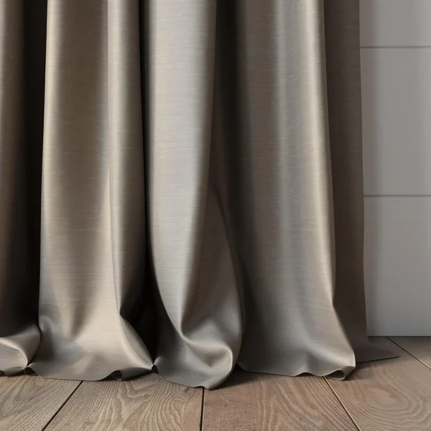 Photo of the fabric Luxe Limestone swatch by James Dunlop Essentials. Use for Curtains, Accessory, Top of Bed. Style of Plain, Texture