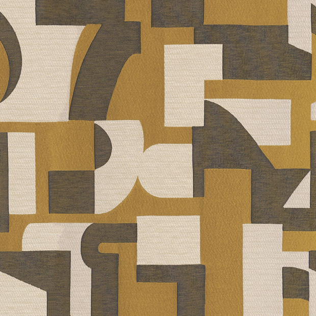 Photo of the fabric Influence 1053 1053 0267 swatch by Casamance. Use for Curtains. Style of Geometric, Jacquard