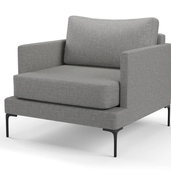 Photo of the fabric Souk Granite swatch by Mokum. Use for Upholstery, Accessory. Style of Plain, Texture