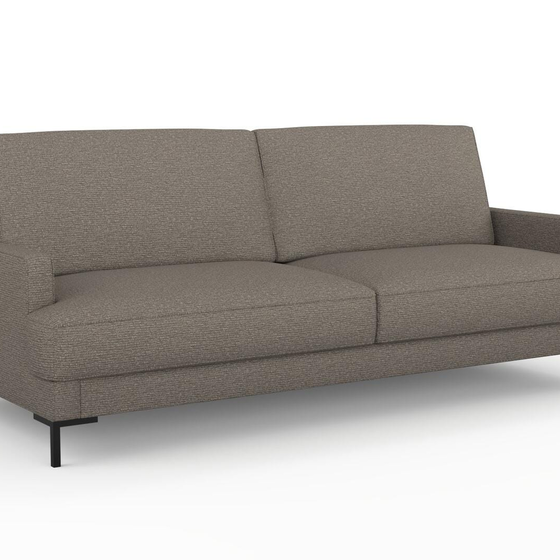 Photo of the fabric Grain Coffee swatch by Mokum. Use for Upholstery, Accessory, Top of Bed. Style of Plain, Texture