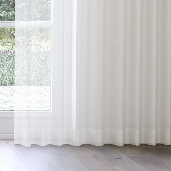 Photo of the fabric Foreshore Shell swatch by James Dunlop. Use for Sheer Curtains. Style of Plain, Sheer