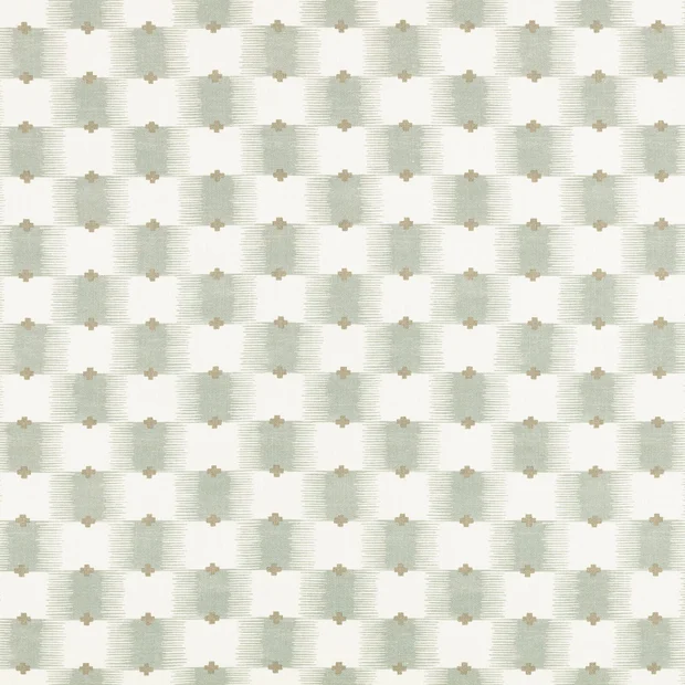 Photo of the fabric Ziri 8059 02 swatch by Romo. Use for Curtains, Upholstery, Accessory. Style of Checks, Print