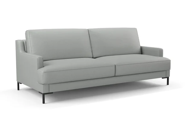 Photo of the fabric Infinite Silver swatch by Mokum. Use for Curtains, Upholstery, Accessory, Top of Bed. Style of Plain, Texture