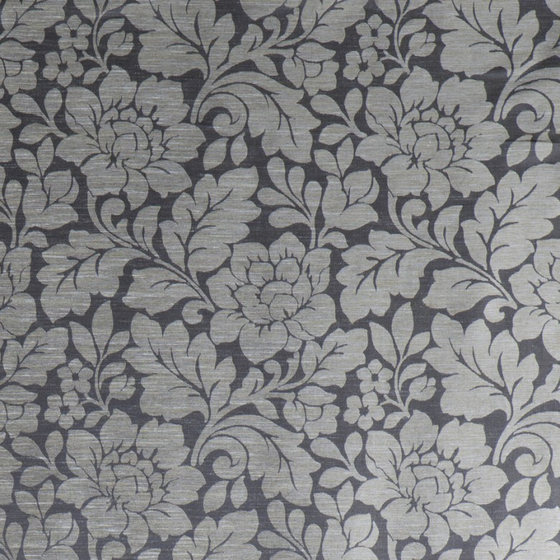 Photo of the fabric Valmont Sepia swatch by Zepel. Use for Curtains, Accessory, Top of Bed. Style of Floral And Botannical, Jacquard
