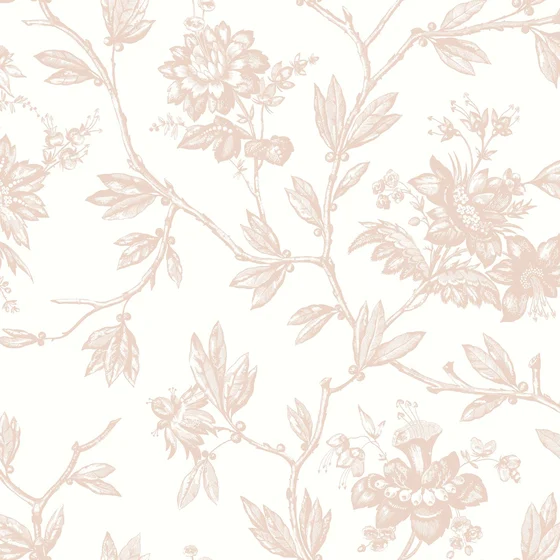 Photo of the fabric Rosa Wallpaper 8796 8796 41 22 swatch by Casadeco. Use for Wall Covering