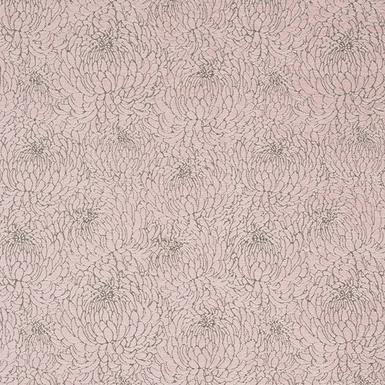Photo of the fabric Chrysos Petal swatch by Zepel. Use for Upholstery, Accessory. Style of Floral And Botannical, Texture