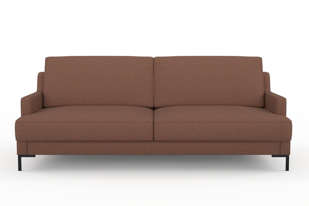 Photo of the fabric Pandanus Musk swatch by Mokum. Use for Upholstery. Style of Plain, Taffeta