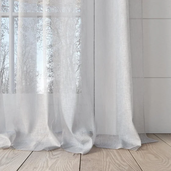 Photo of the fabric Seaview Shell swatch by James Dunlop. Use for Sheer Curtains. Style of Plain, Sheer