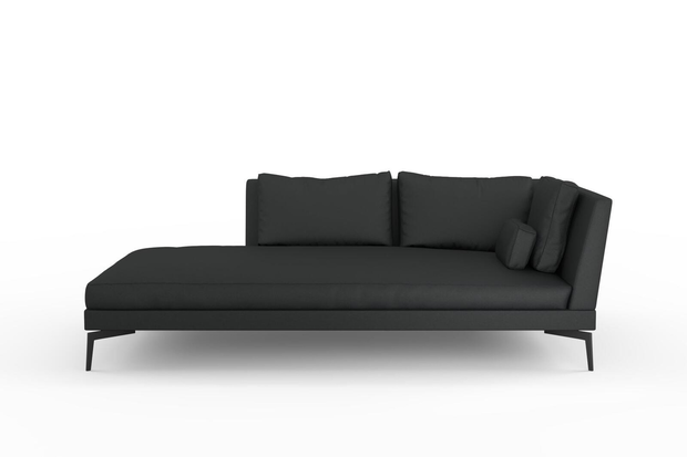 Photo of the fabric Epitome Basalt swatch by Mokum. Use for Upholstery, Accessory. Style of Plain, Taffeta