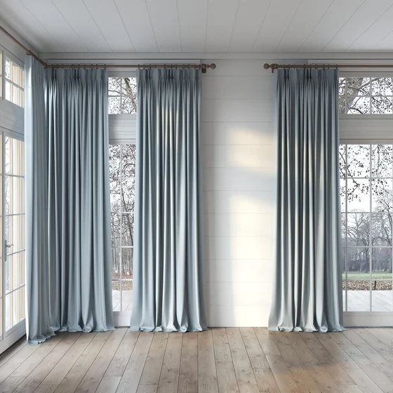 Photo of the fabric Satori Stonewash Copenhagen swatch by Mokum. Use for Curtains, Upholstery Light Duty, Accessory, Top of Bed. Style of Plain, Texture
