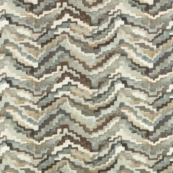 Photo of the fabric Falconetto Outdoor Z792 01 swatch by Zinc. Use for Curtains, Upholstery. Style of Geometric, Print