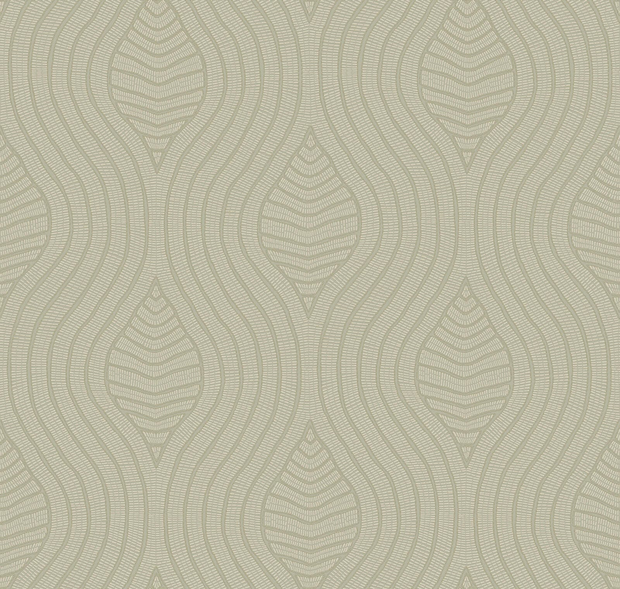 Photo of the fabric Brodelia Wp 7699 7699 3160 swatch by Casamance. Use for Wall Covering. Style of Floral And Botannical, Paper Backed Vinyl