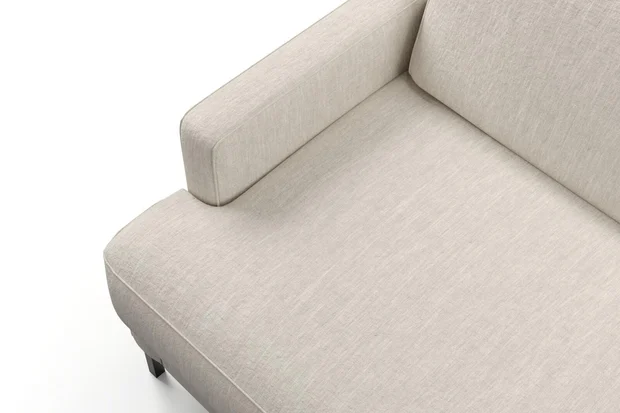 Photo of the fabric Obi Stonewash Driftwood swatch by Mokum. Use for Curtains, Upholstery Light Duty, Accessory, Top of Bed. Style of Plain, Texture