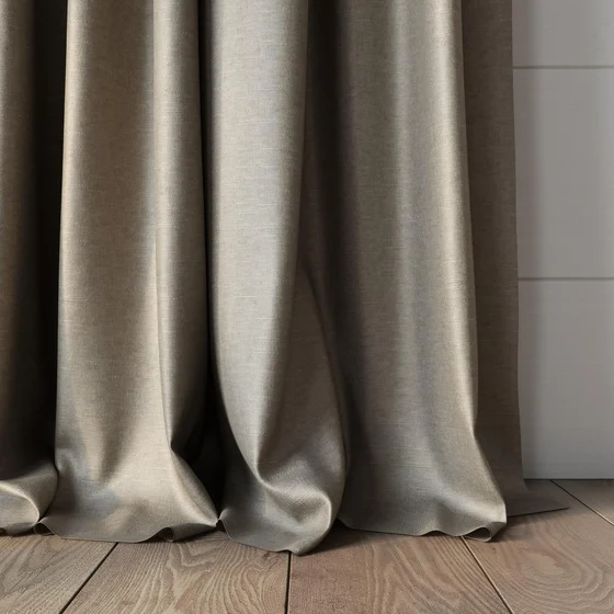 Photo of the fabric Provence Flax swatch by James Dunlop Essentials. Use for Curtains, Upholstery, Accessory, Top of Bed. Style of Plain, Texture