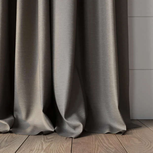 Photo of the fabric Silk Road Aloy swatch by James Dunlop Essentials. Use for Curtains, Accessory. Style of Plain, Texture