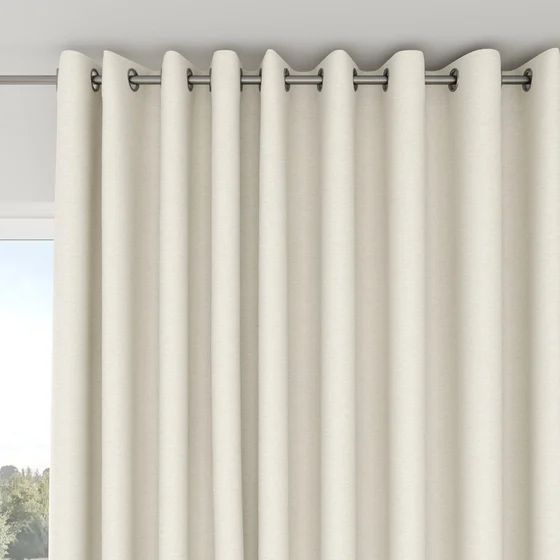 Photo of the fabric Ocean Linen swatch by Mokum. Use for Curtains. Style of Plain, Texture