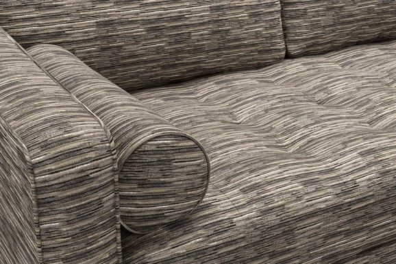 Photo of the fabric Party Earth in situ by James Dunlop FibreGuard. Use for Upholstery, Accessory. Style of Jacquard, Plain