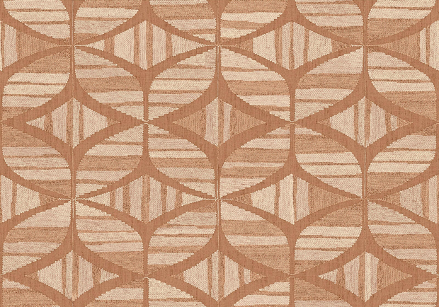 Photo of the fabric Filandra Wp 7698 2650 swatch by Casamance. Use for Wall Covering. Style of Geometric, Paper Backed Vinyl