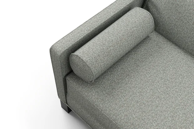 Photo of the fabric Staunch Cloud swatch by James Dunlop FibreGuard. Use for Upholstery, Accessory, Top of Bed. Style of Plain, Texture