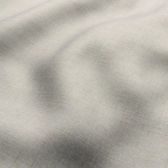 Photo of the fabric Stallion 2 Blackout Limestone swatch by James Dunlop Essentials. Use for Curtains. Style of Plain, Texture