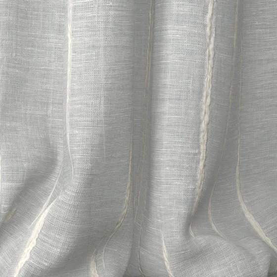 Photo of the fabric Tidal Dew swatch by James Dunlop. Use for Sheer Curtains. Style of Plain, Sheer