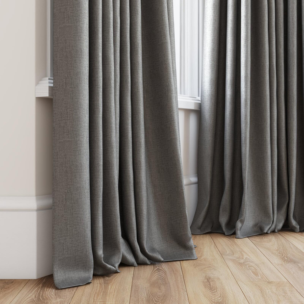Photo of the fabric Matrix FR Driftwood swatch by James Dunlop Essentials. Use for Curtains. Style of Dim Out, Plain