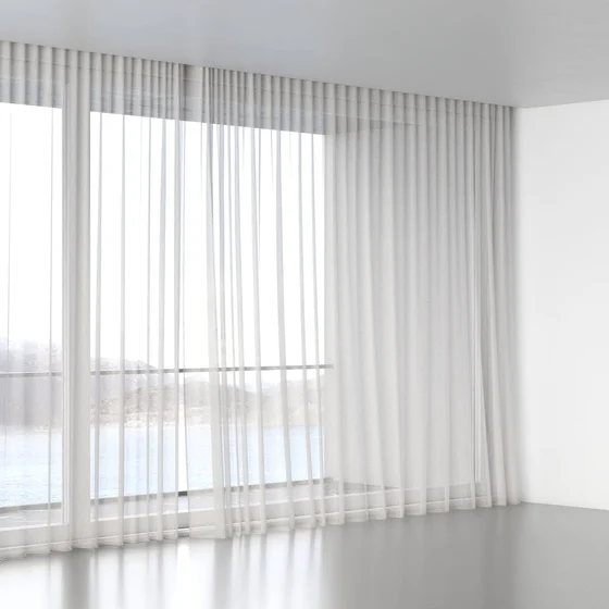Photo of the fabric Beauvoir Oyster swatch by James Dunlop. Use for Sheer Curtains. Style of Plain, Sheer
