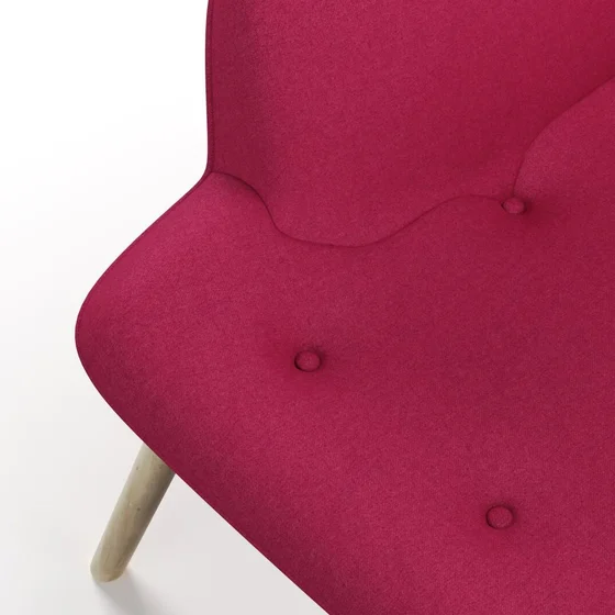 Photo of the fabric Braveheart Peony swatch by James Dunlop FibreGuard. Use for Upholstery, Accessory, Top of Bed. Style of Plain, Taffeta