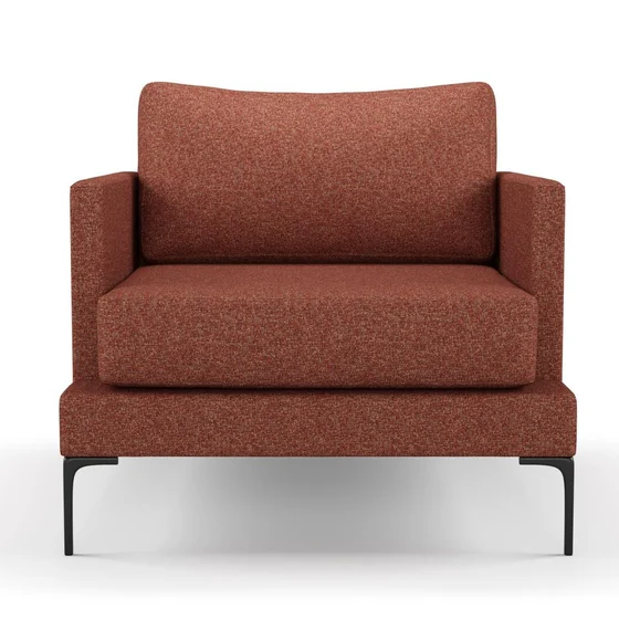 Photo of the fabric Bora Bora Spice swatch by Mokum FibreGuard. Use for Curtains, Upholstery, Accessory. Style of Plain, Texture