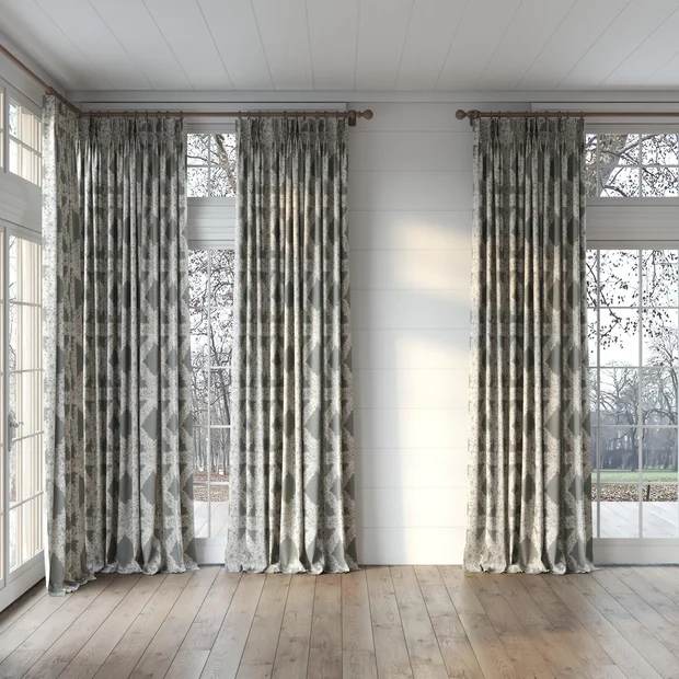 Photo of the fabric Tuku Schist swatch by James Dunlop. Use for Curtains, Accessory. Style of Embroidery