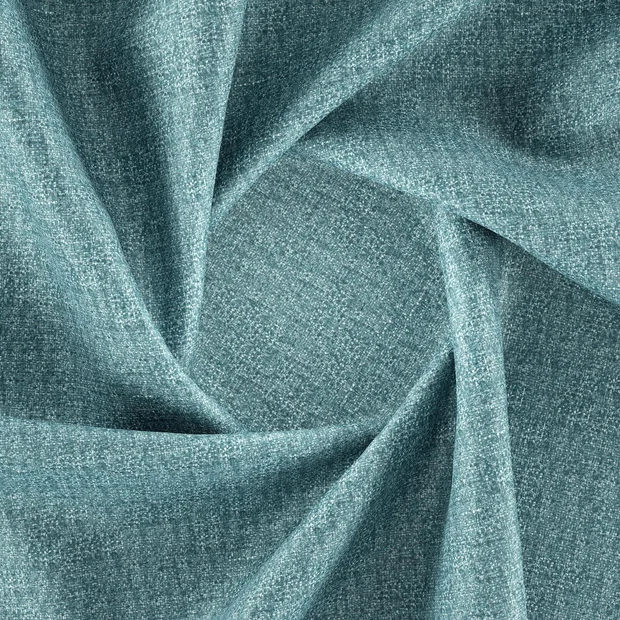 Photo of the fabric Watt Aqua swatch by Zepel. Use for Curtains, Upholstery, Accessory, Top of Bed. Style of Plain, Velvet