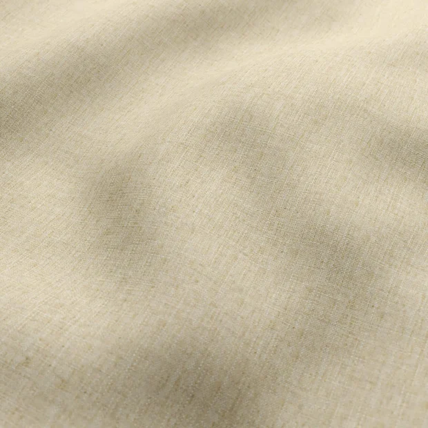Photo of the fabric Stonewall Blackout Tan swatch by Zepel. Use for Curtains, Accessory, Top of Bed. Style of Blackout, Plain