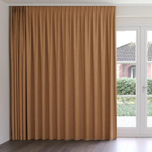 Photo of the fabric Dryland Rustic swatch by James Dunlop Essentials. Use for Curtains, Accessory. Style of Plain, Texture
