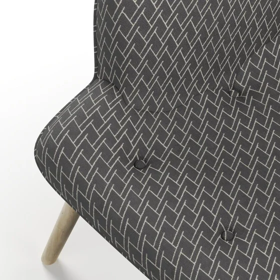 Photo of the fabric Leverett Alexander swatch by James Dunlop. Use for Upholstery, Accessory. Style of Chenille, Geometric