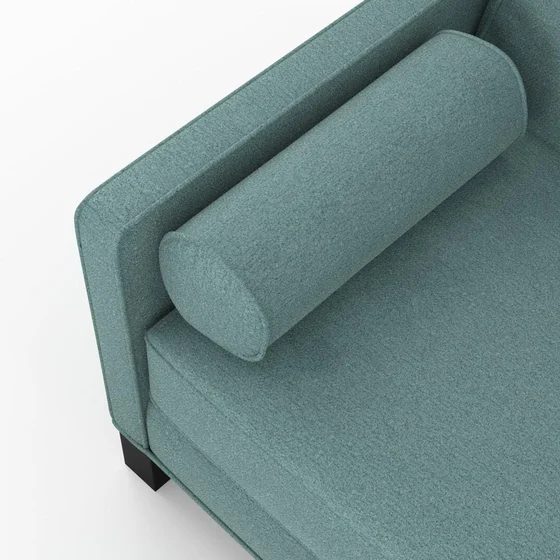Photo of the fabric Ambiant Bayou swatch by James Dunlop FibreGuard. Use for Upholstery, Accessory, Top of Bed. Style of Plain, Texture