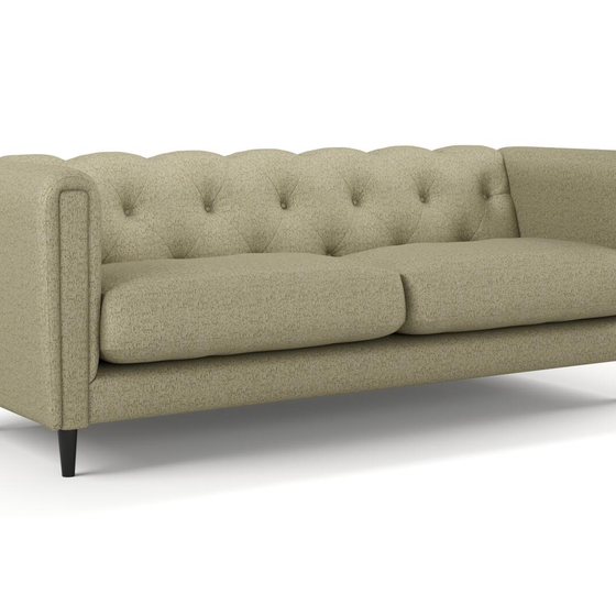 Photo of the fabric Omni Swamp swatch by James Dunlop FibreGuard. Use for Upholstery, Accessory, Top of Bed. Style of Plain, Texture