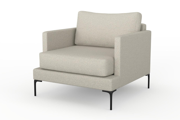 Photo of the fabric Grain Feather swatch by Mokum. Use for Upholstery, Accessory, Top of Bed. Style of Plain, Texture