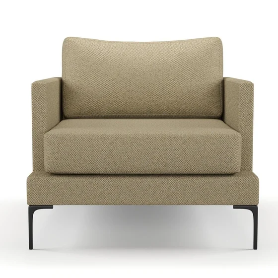 Photo of the fabric Ostuni Seagrass swatch by Mokum. Use for Upholstery, Accessory. Style of Plain, Texture
