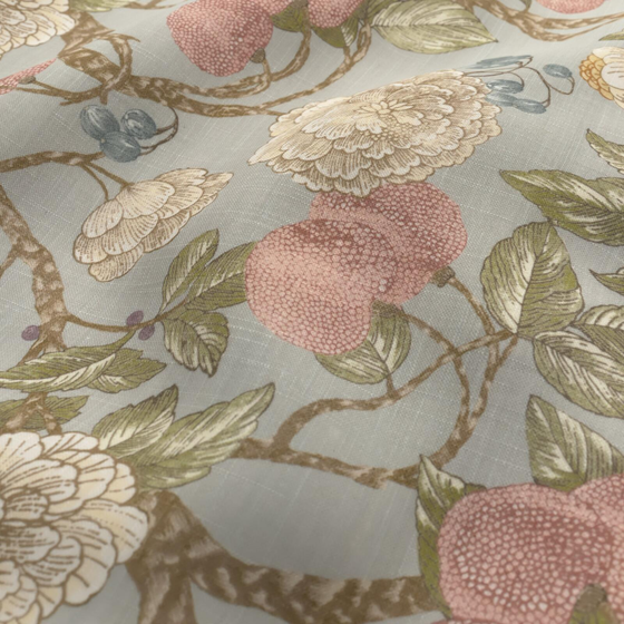Photo of the fabric Valencia Spring swatch by James Dunlop. Use for Curtains, Accessory. Style of Floral And Botannical, Print
