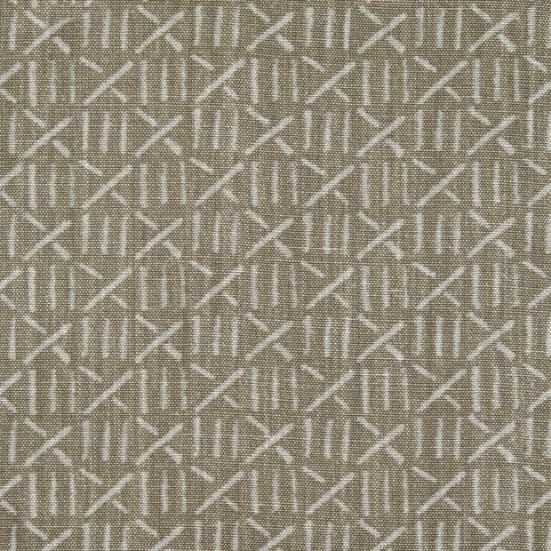 Photo of the fabric Bogolan YP18003 swatch by Designs Of The Time. Use for Curtains, Upholstery, Accessory. Style of Geometric, Print