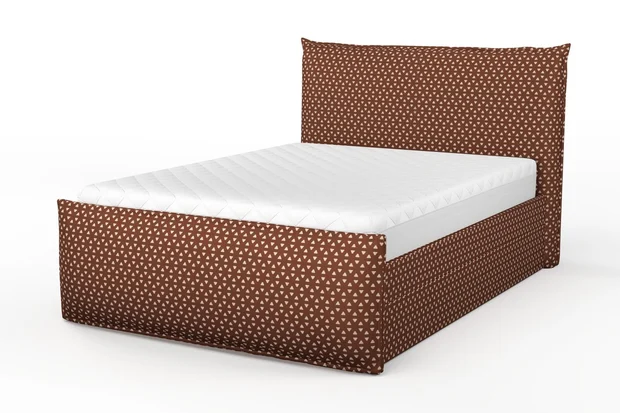 Photo of the fabric Samurai Burnt Orange swatch by Mokum. Use for Upholstery, Accessory. Style of Geometric