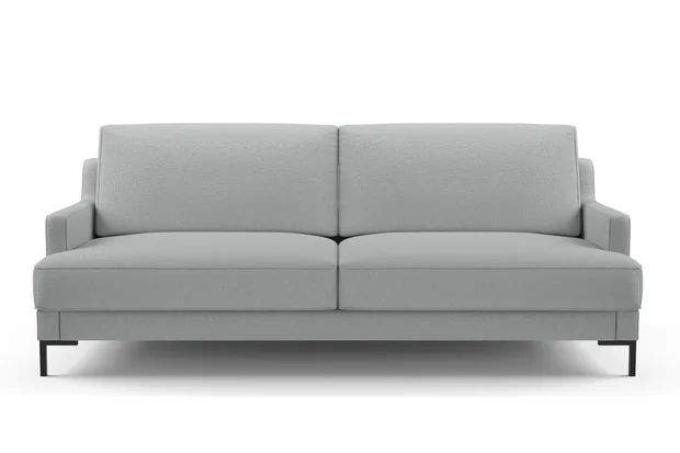 Photo of the fabric Obi Stonewash Cloud swatch by Mokum. Use for Curtains, Upholstery Light Duty, Accessory, Top of Bed. Style of Plain, Texture