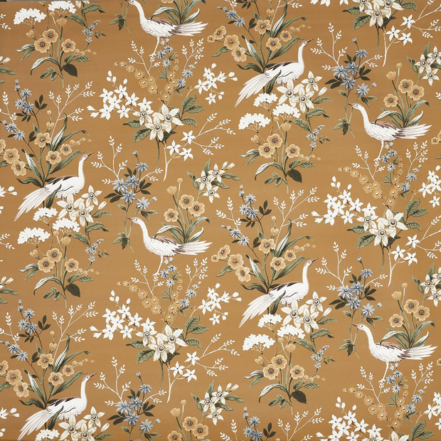Photo of the fabric Jade 8788 511 swatch by Prestigious. Use for Curtains, Accessory. Style of Floral And Botannical, Print