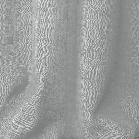 Photo of the fabric Makai (JDG) Ice swatch by Mokum. Use for Sheer Curtains. Style of Plain, Sheer