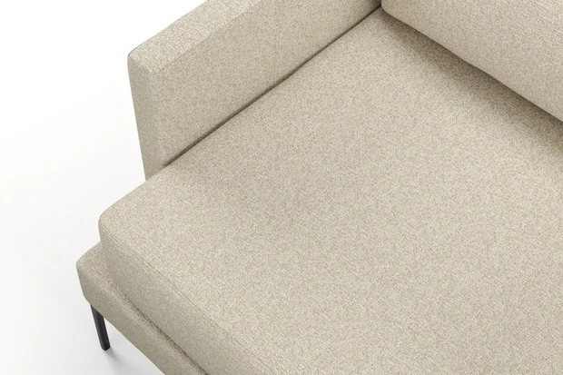 Photo of the fabric Bora Bora Oyster swatch by Mokum FibreGuard. Use for Curtains, Upholstery, Accessory. Style of Plain, Texture